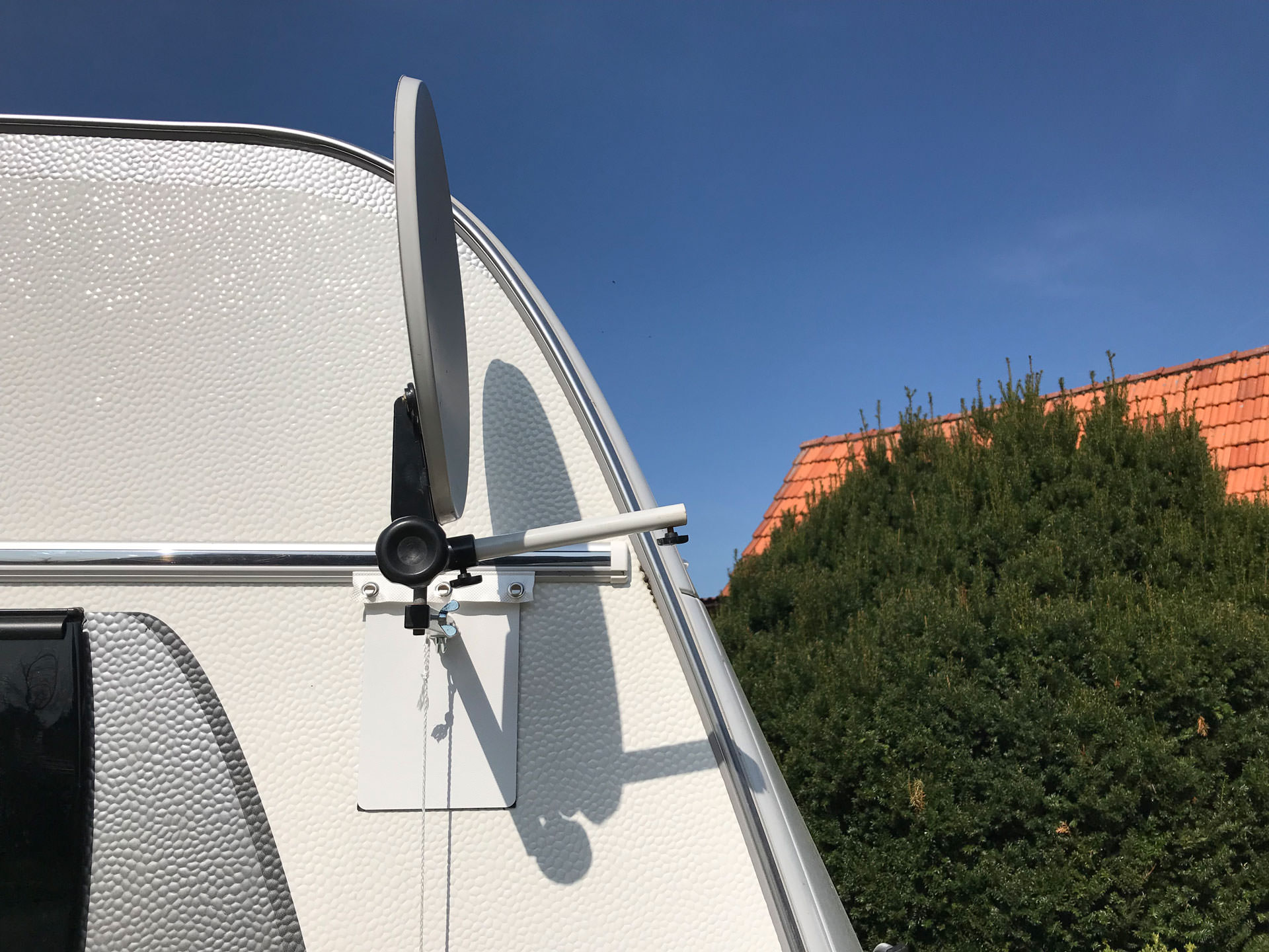Wohnwagen/Wohnmobil Mastadapter für mobile Satelitenschüsselhalterung SHiK-FiX 